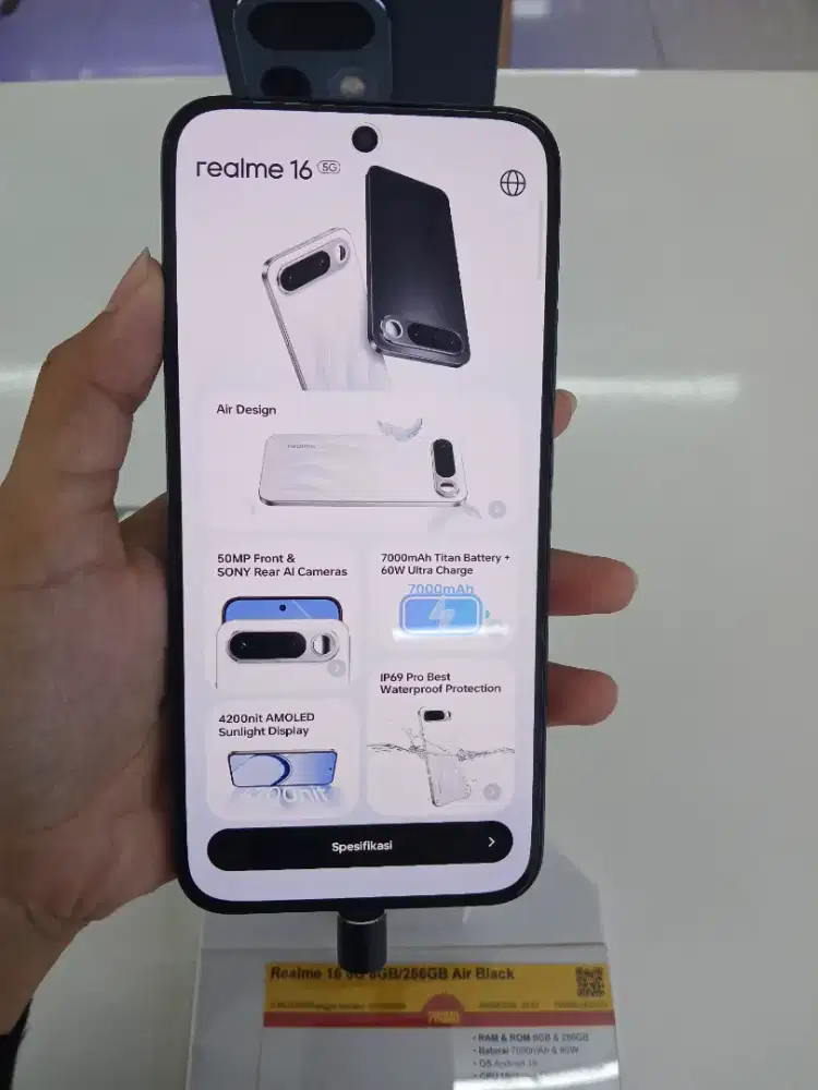 Realme 16 5G 8GB/256GB Air Black