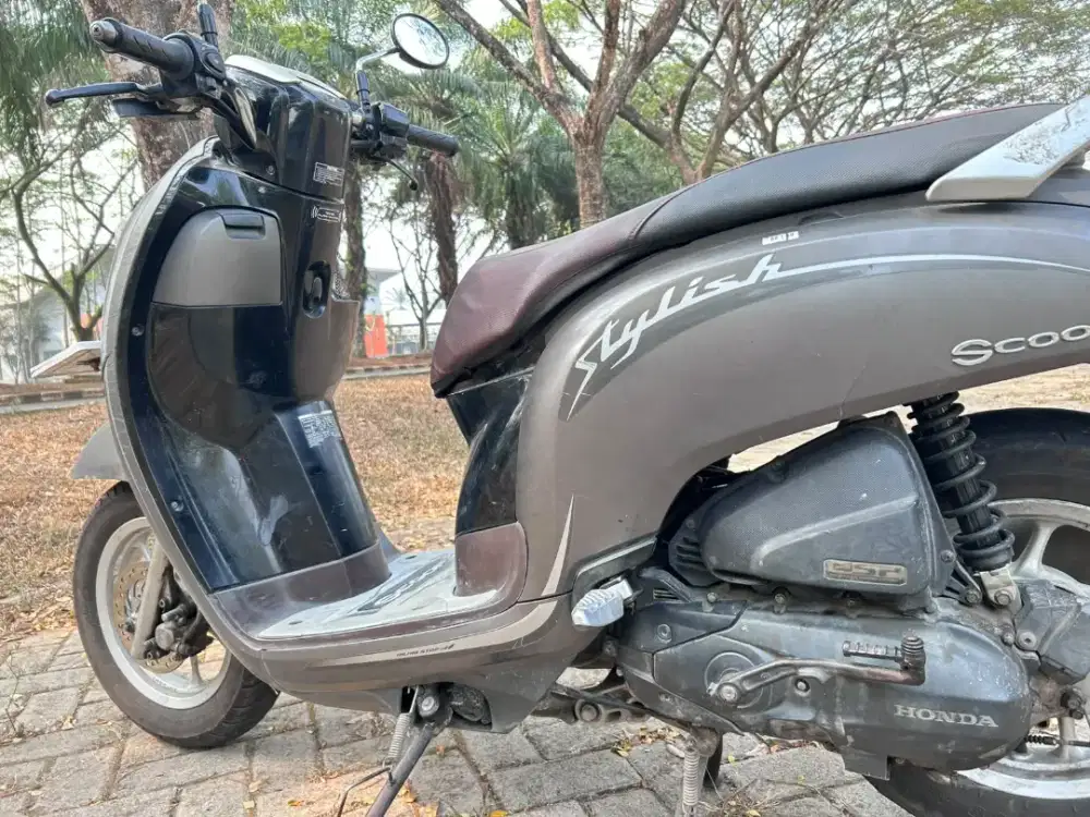 Honda Scoopy 2019 Stylish Tangan Pertama Pajak Off 1x Baru Service CVT