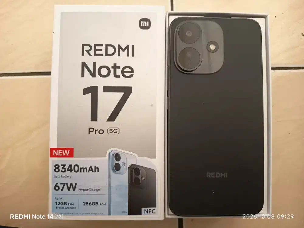Redmi Note 17 Pro 5G ram 6/256 mulus like new