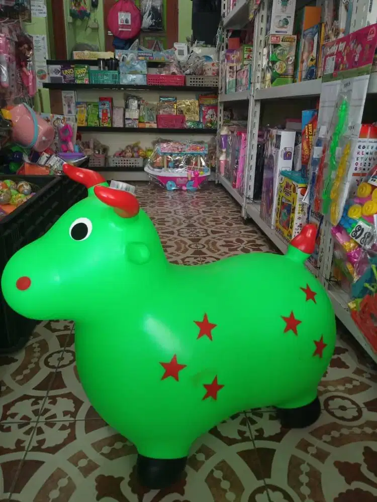 mainan anak jumping animal musik