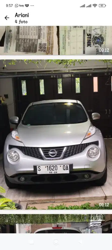 Nisan Juke 2012 Silver