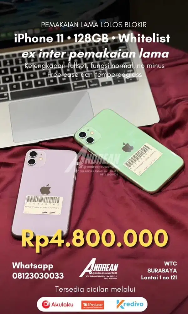 Second iphone 11 128 gb inter whitelist