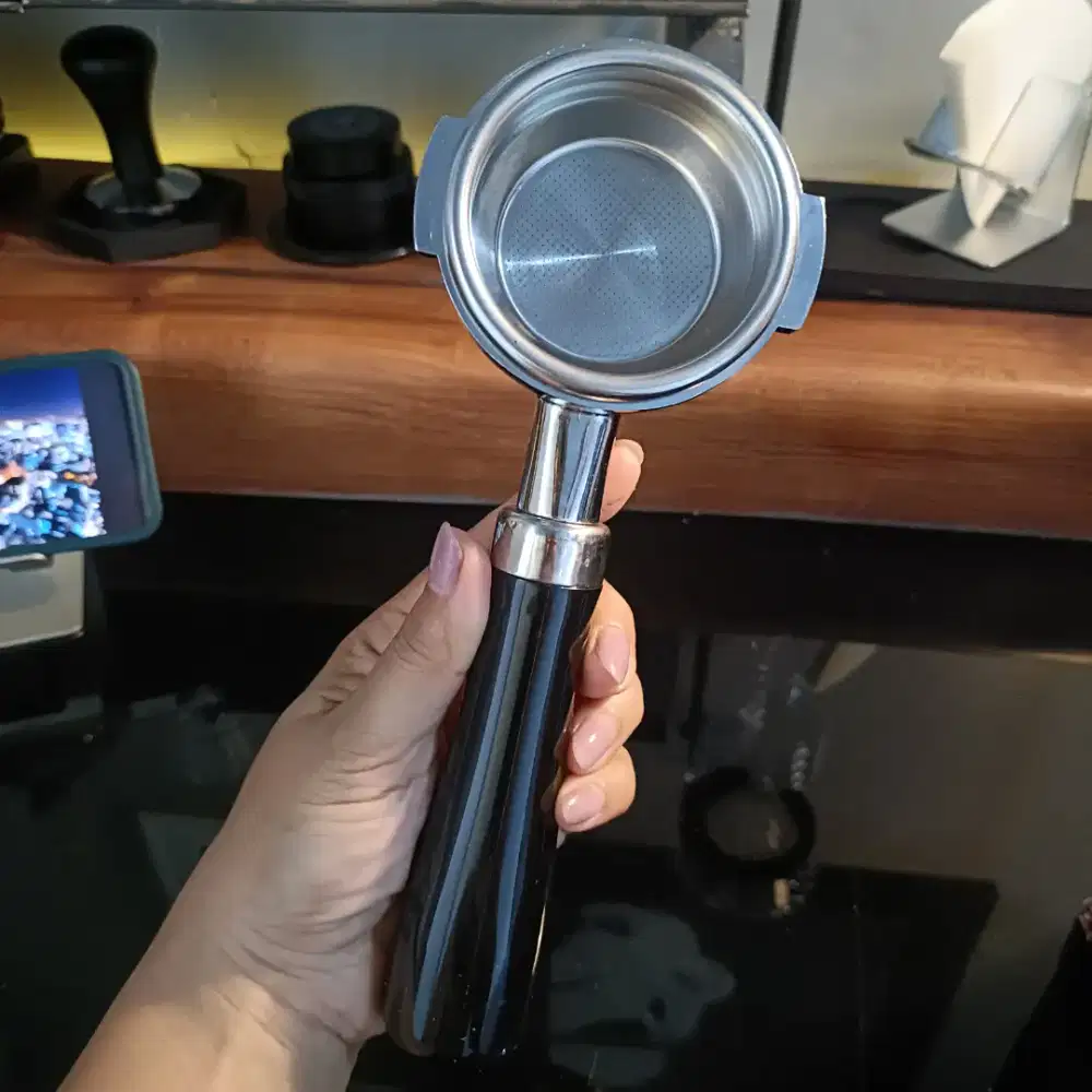 Naked porta filter 58 mm ex mesin kopi Ferratti Ferro
