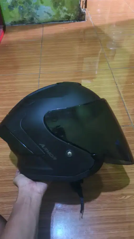 Helm JS Armor hitam doff