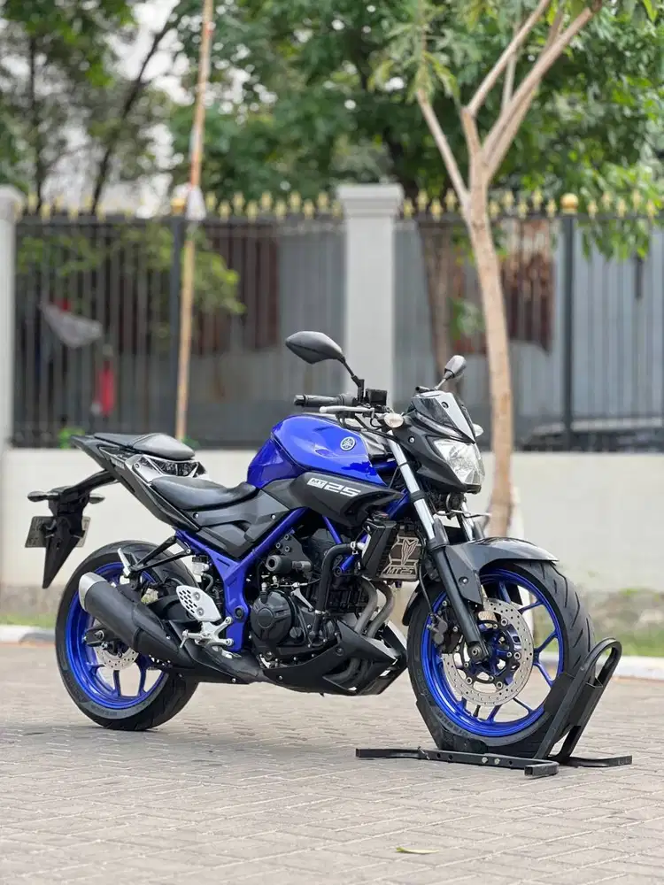 YAMAHA MT25 OLD BIRU 2019 PAJAK PANJANG SUPER MULUS