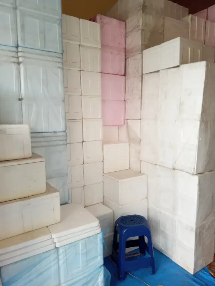 Box Styrofoam, Lembaran Styrofoam, Butiran Styrofoam & Beanbag