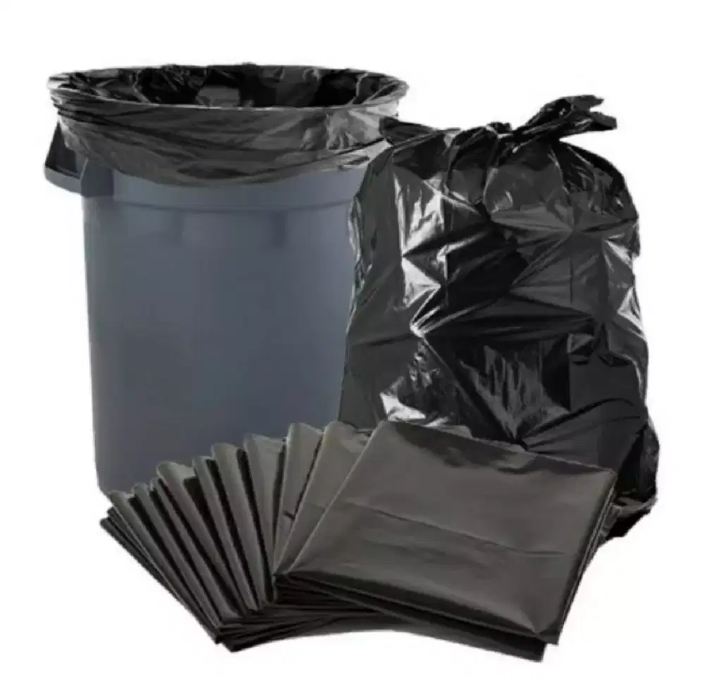 Plastik Sampah Hitam & Hijau Mix 50 x 60 cm 400g