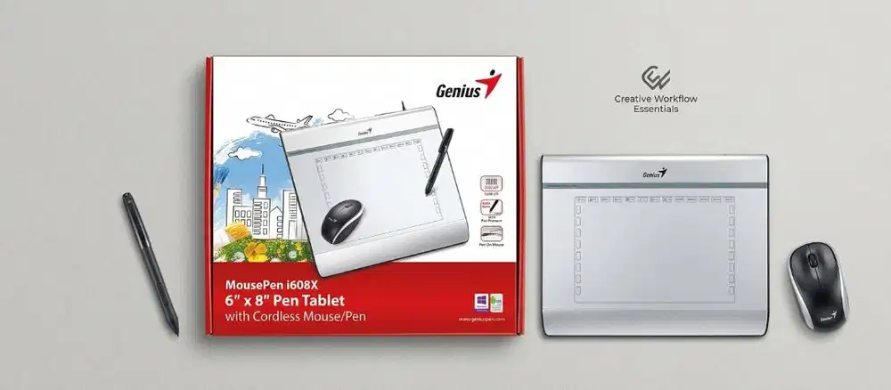 Bebaskan Kreativitas Anda dengan Tablet Grafis Genius MousePen i608X