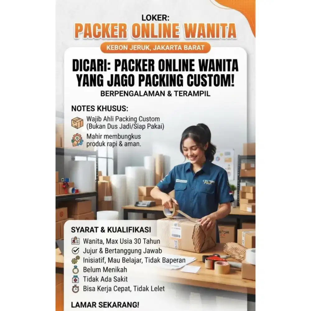 Di Cari Packer online wanita