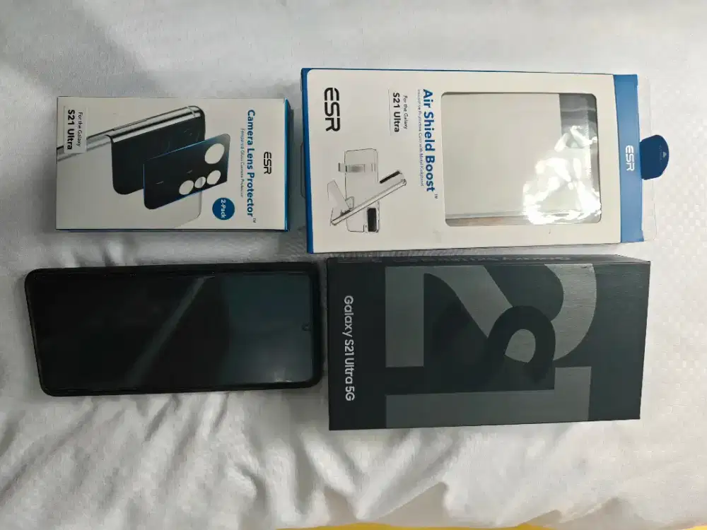 SAMSUNG S21 ULTRA 12/256 FULLSET MULUS | SEIN | BONUS CASE + PROTECTOR