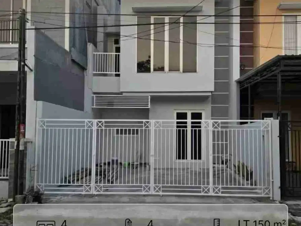 Disewakan Rumah/Kantor Minimalis 2 Lantai di Bumi Marina Emas