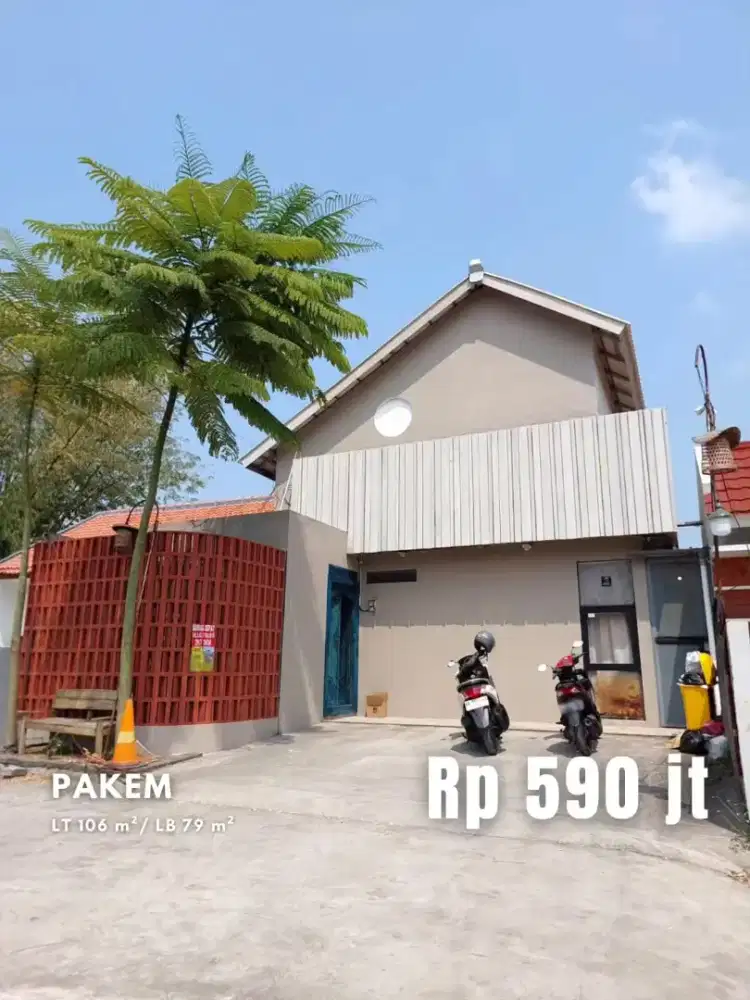Dijual Rumah Estetik di Pakem dekat Kampus UII Jalan Kaliurang