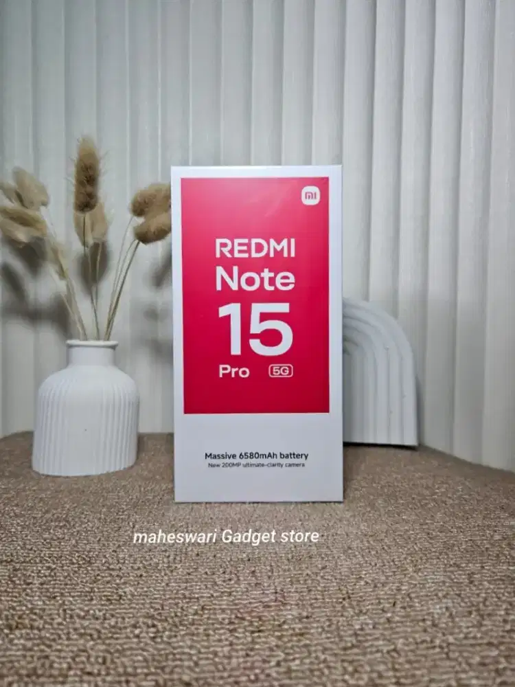 Redmi Note 15 Pro 5G 12/512 Baru Garansi Resmi 1th