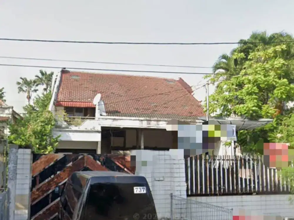 Rumah lama hitung tanah , Lokasi  Komersial  di  area  Surabaya Anjasmoro dekat jl tidar dan Arjuna