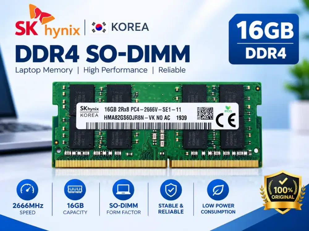 Ram 16gb DDR4 sodimm 2666mhz
