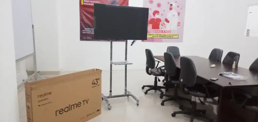 Bracket TV Standing / utk kantor atau acara