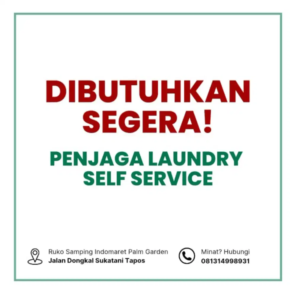 Penjaga Laundry Self Service