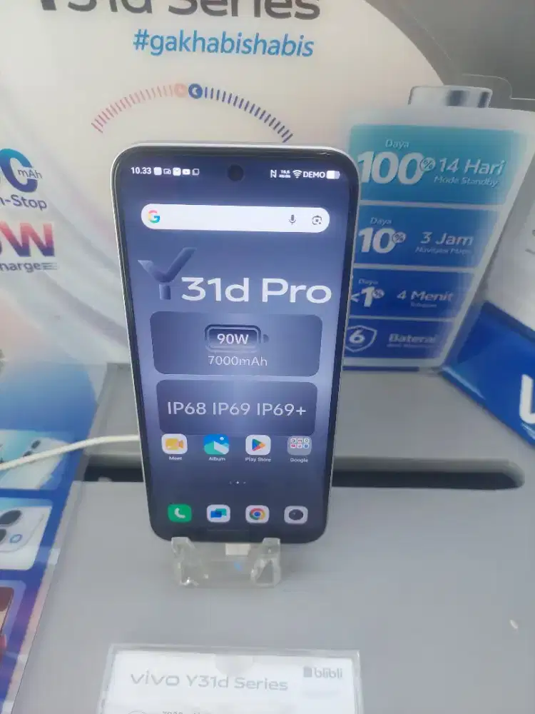 Vivo Y31d Series 16GB(8+8)/256GB