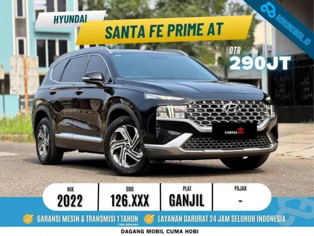 TERMURAHH Hyundai Santa fe 2.5 G Prime 2022 Hitam