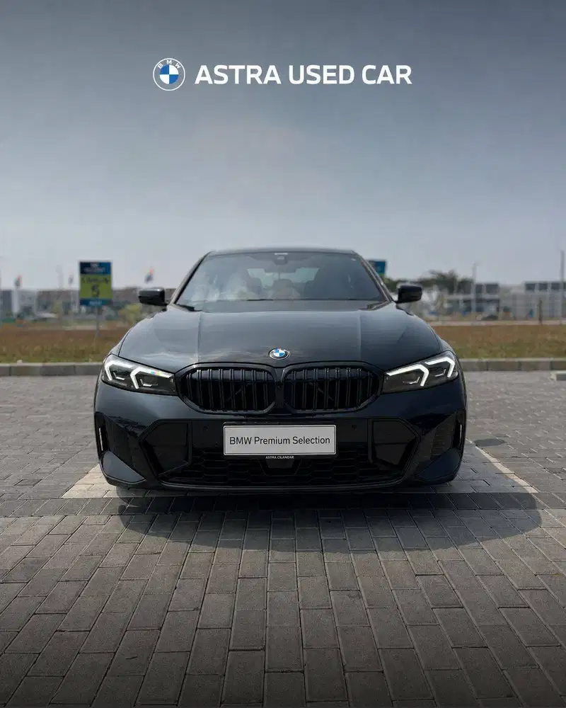 BMW 330i M Sport REGS 2025 BLACK SAPPHIRE ON BLACK