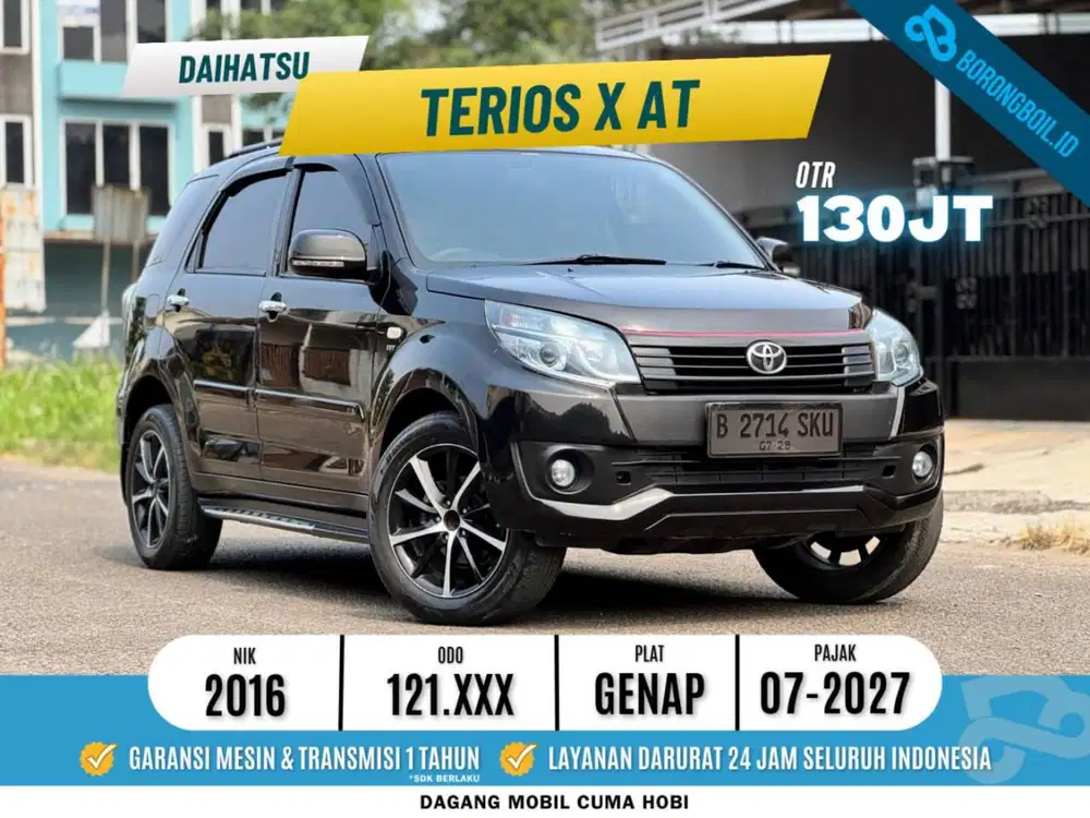 TERMURAHH Daihatsu Terios X AT Hitam Metalik 2016