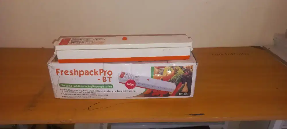Mesin vacum/press plastik makanan