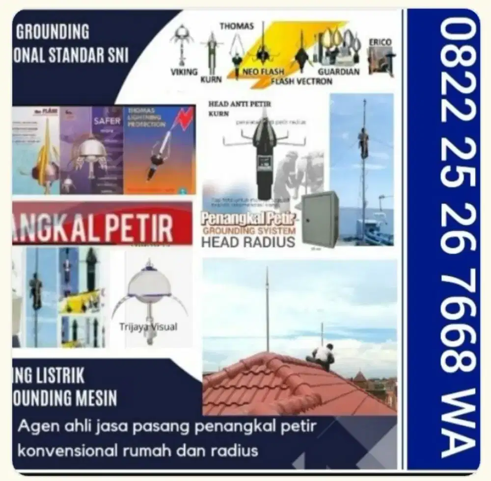 Ahli jasa pasang penangkal petir Medan Satria Mustika Jaya Jatiwarna