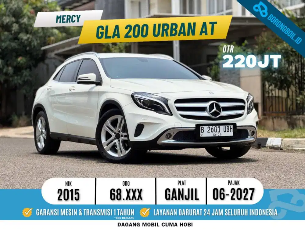 SIAP PAKAI! MERCY GLA 200 URBAN AT PUTIH 2015