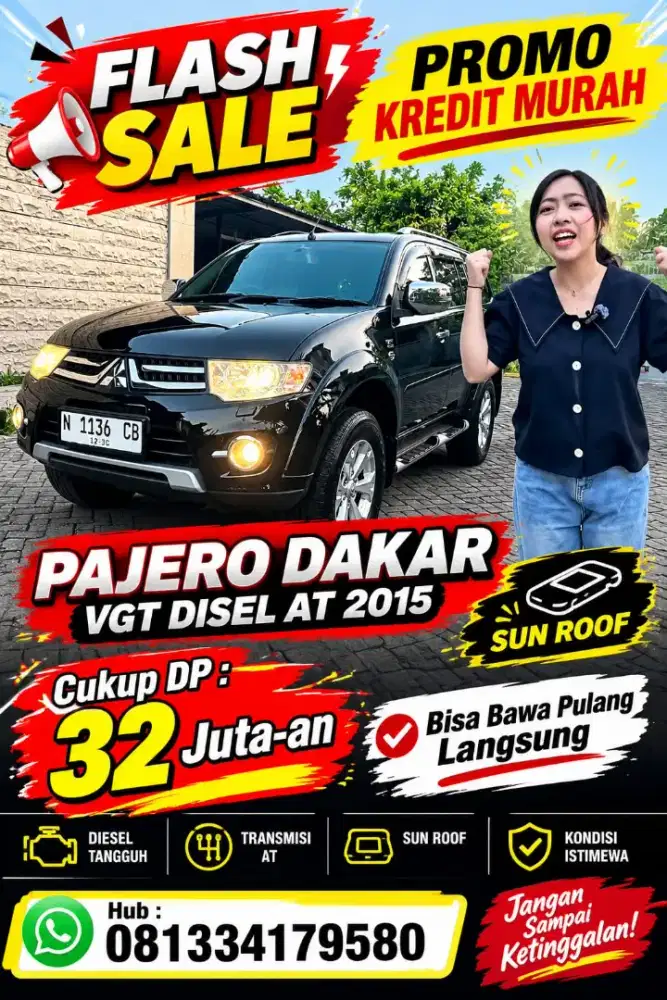 Mitsubishi Pajero Dakar 4x2 VGT Disel 2015