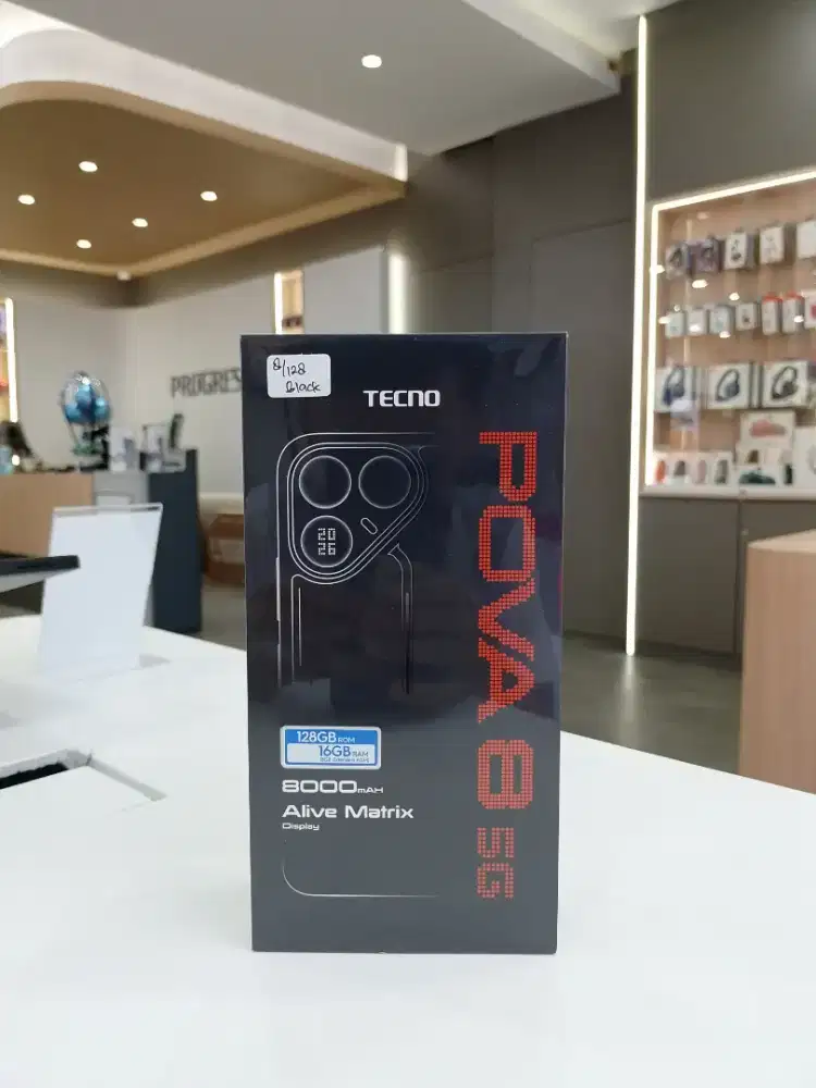 Tecno Pova 8 5G 8+⁸/128 New Garansi Resmi Segel Box