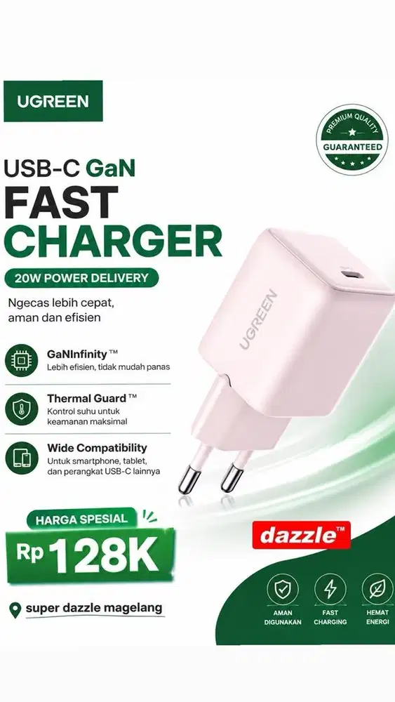 Tc ugreen zapix series 20 watt pink