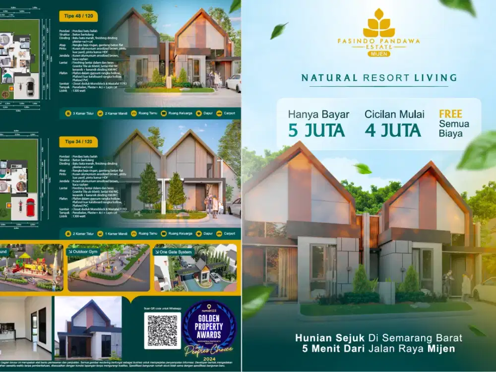 Pandawa Estate DP 59 Jt  Semarang Barat (Natural Resort Living) by Fasindo Property