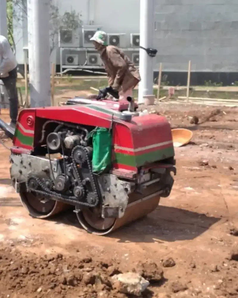 Mesin pemadatan stamper kodok baby roller 2ton