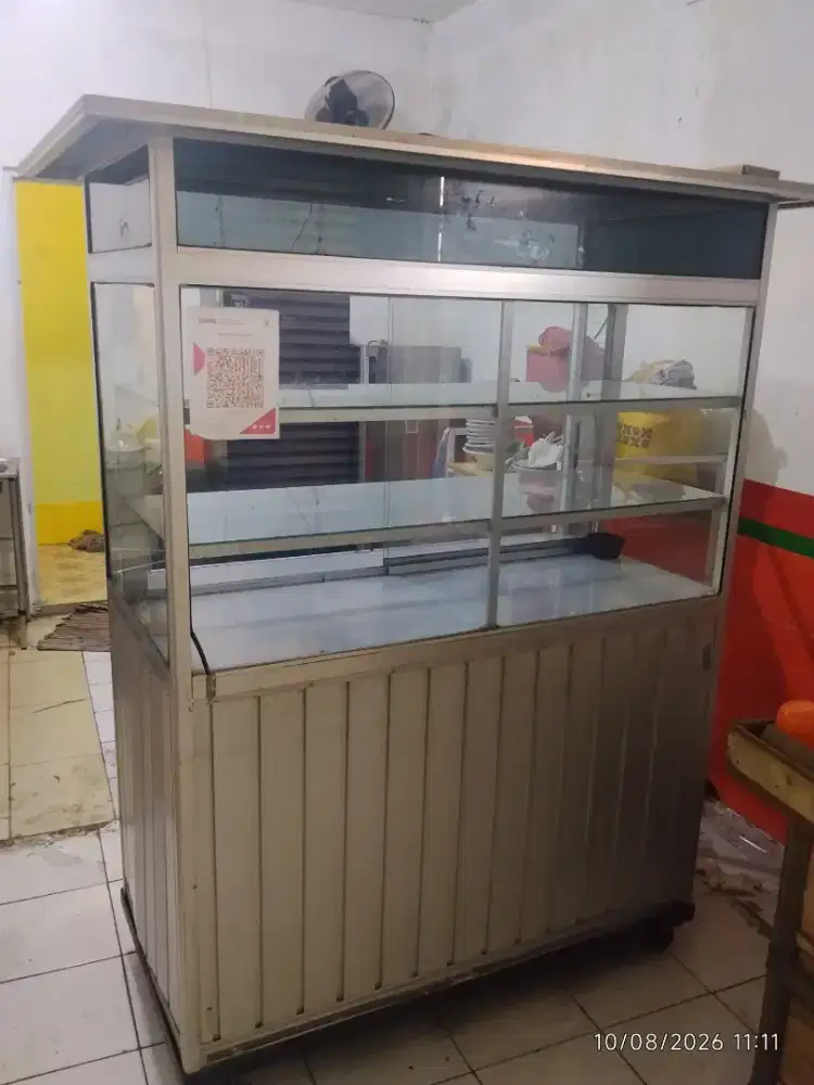 Gerobak aluminum untuk usaha