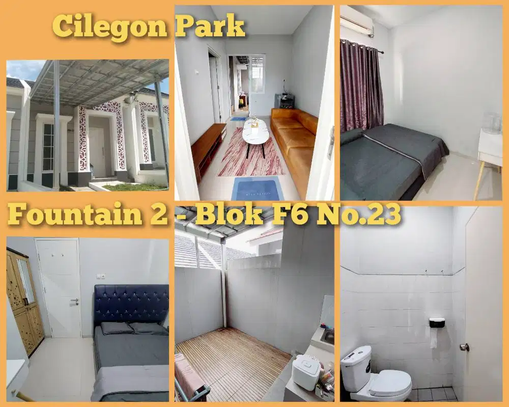 DISEWAKAN 1 Unit Rumah BARU..GRESS !!di Cluster Fountain 2