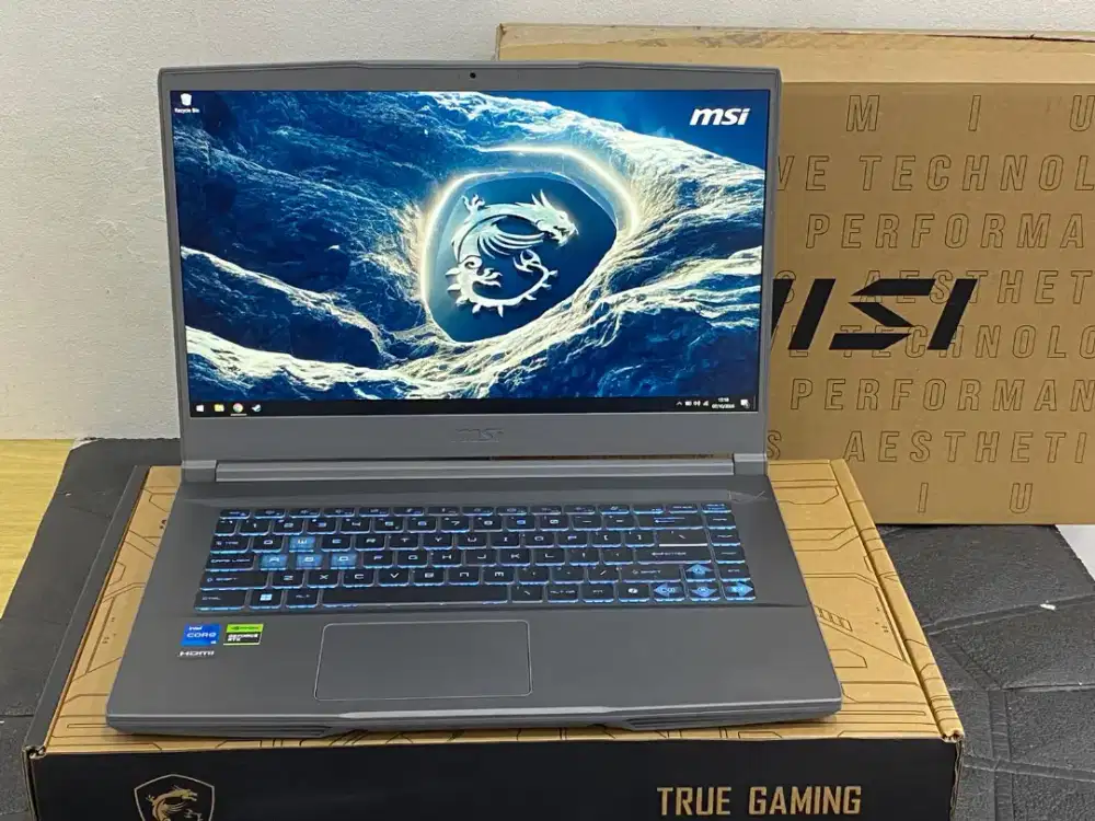 MSI Thin 15 B12UCX Prosesor Core i5-12450H