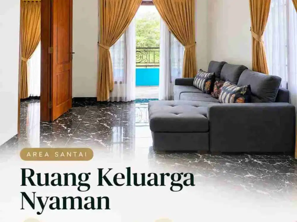 DiJual Rumah hook view lapangan golf dekat IKEA Sentul City