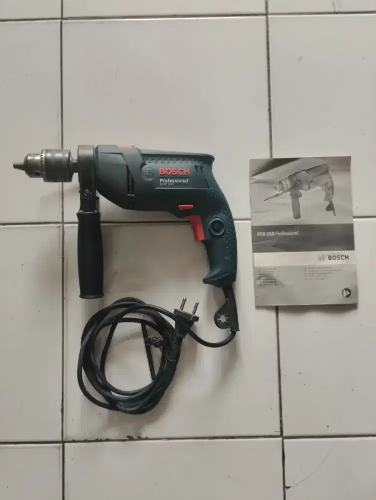 Mesin Bor BOSCH Impact Drill 13mm GSB 550