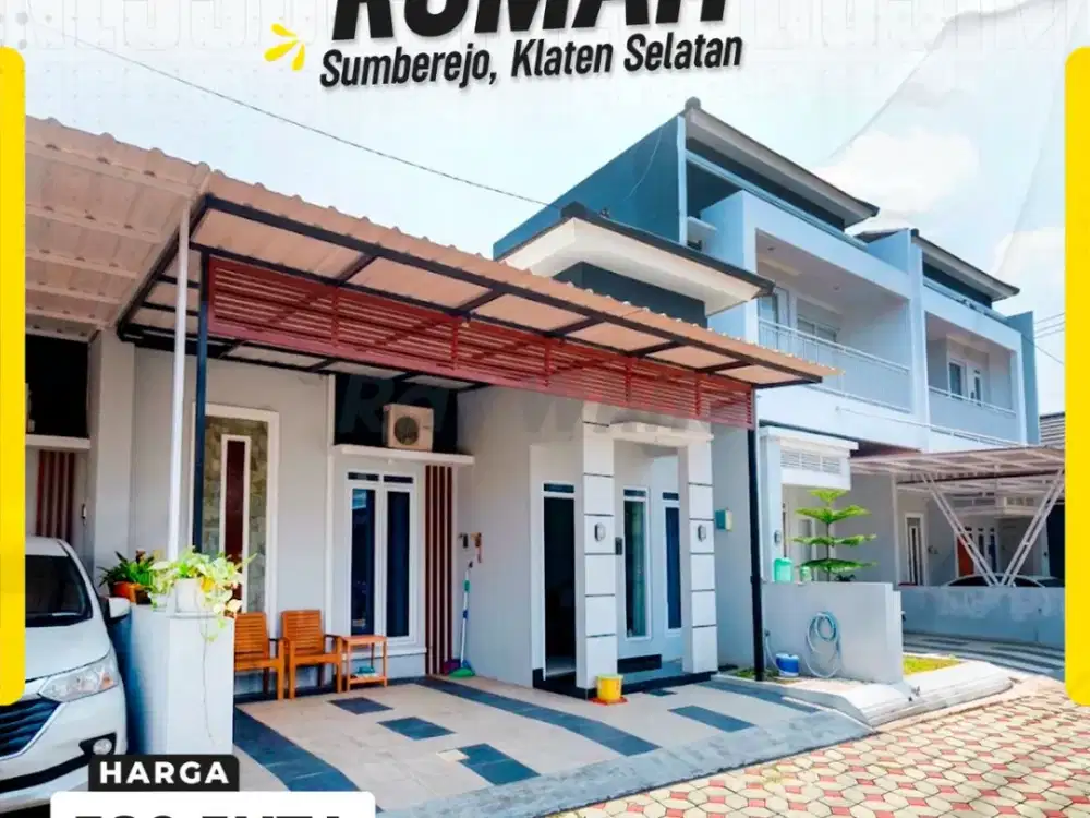 Rumah Modern Cluster One Gate di Green Village Klaten Full Furnished Siap Pakai