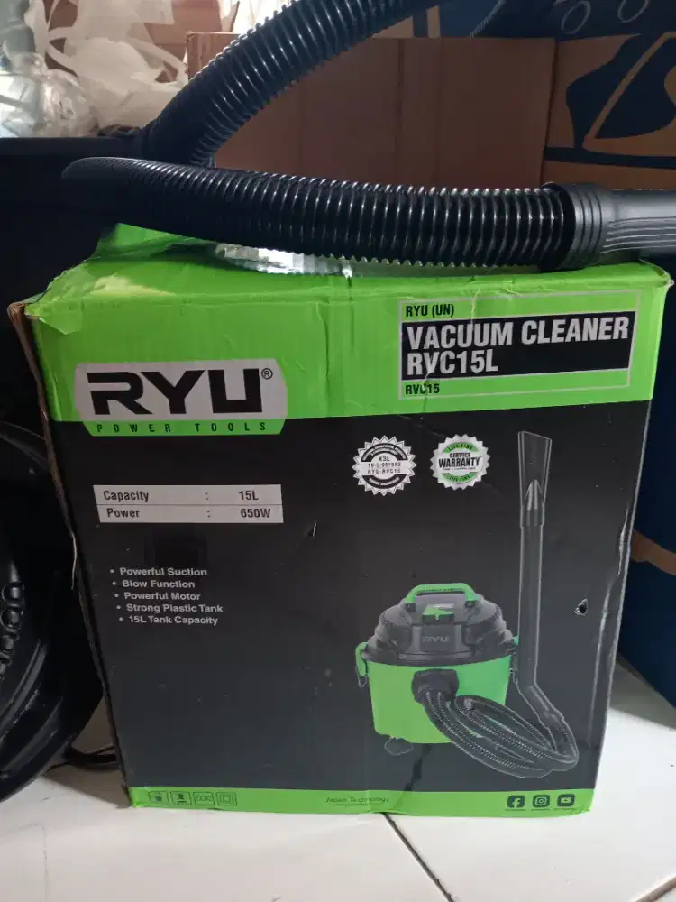 Vacum cleaner tekiro basah n kering