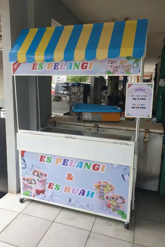 Dijual Tenda dan Meja Tempat Jual Es