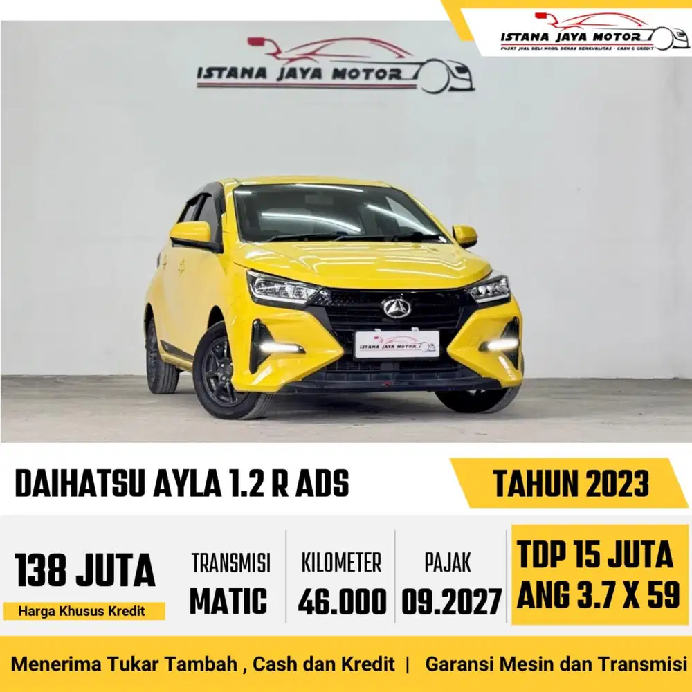 Daihatsu Ayla R ADS AT th 2023 #istana jaya motor