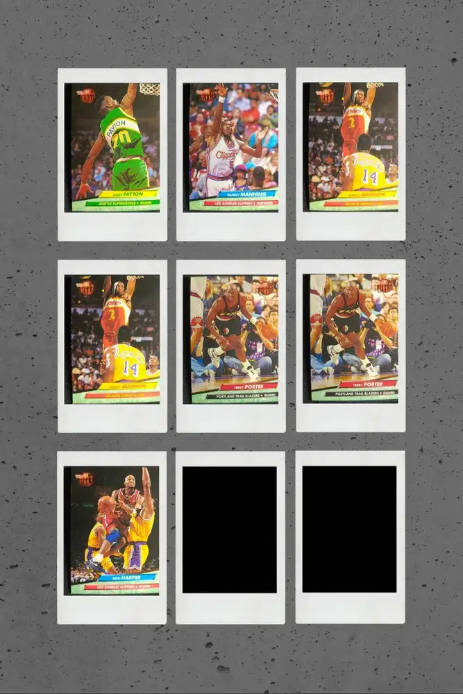 kartu basket fleer ultra 92- 92 kategori pemain A