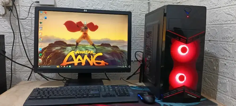 Komputer Lengkap Kantor Sekolah Kasir Gaming Siap Pakai