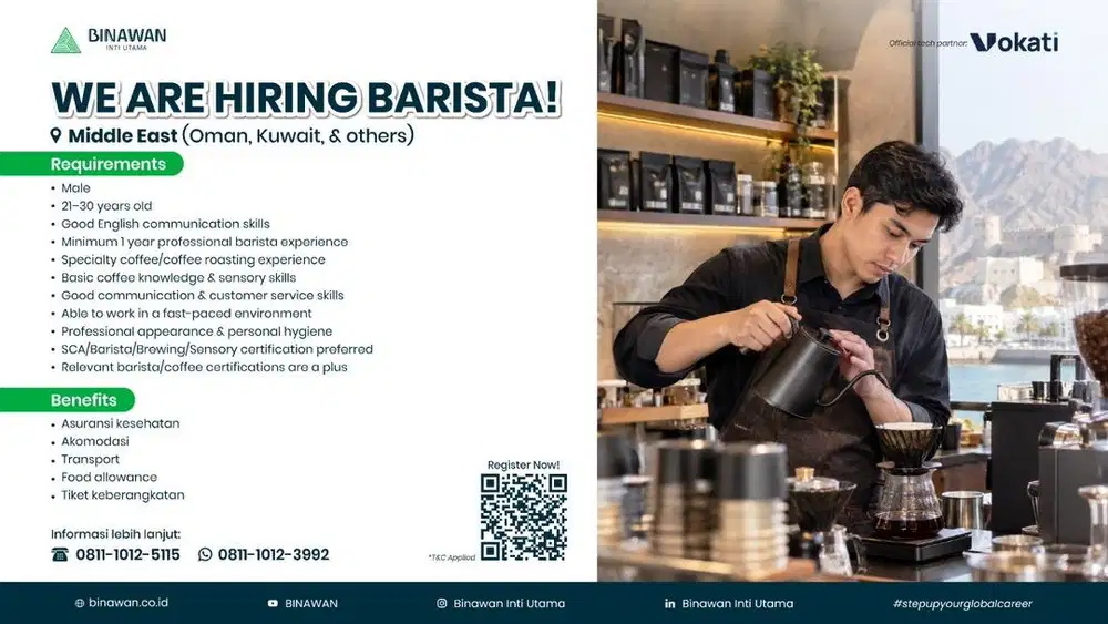 Barista Ke Timur tengah