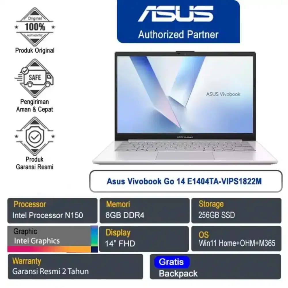 Asus Vivobook Go 14 E1404TA-VIPS1822M /Intel N150