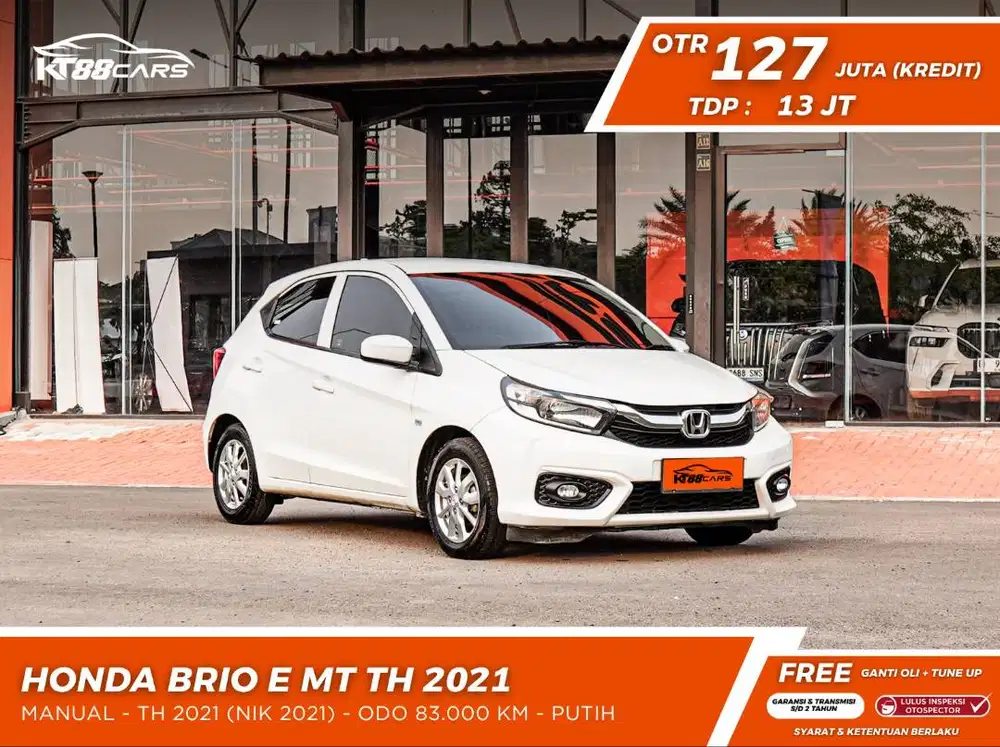 Honda Brio Satya E 1.2 manual 2021 putih