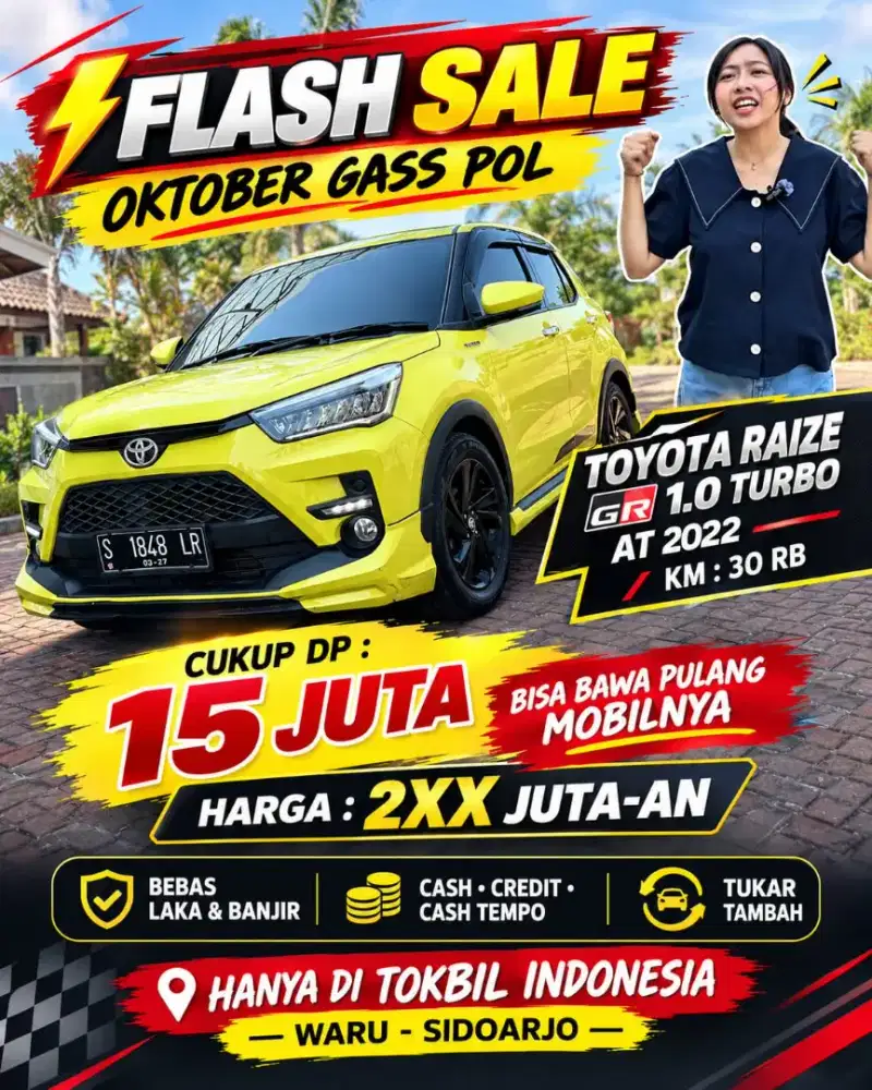 Toyota Raize GR sport 1.0 One Tone AT 2022