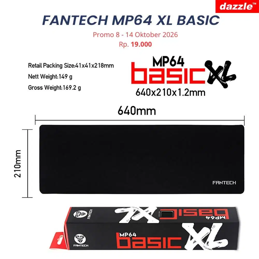 Mousepad Fantech MP64