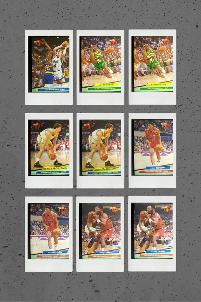 kartu basketball fleeer ultra 92-93 kategori player B